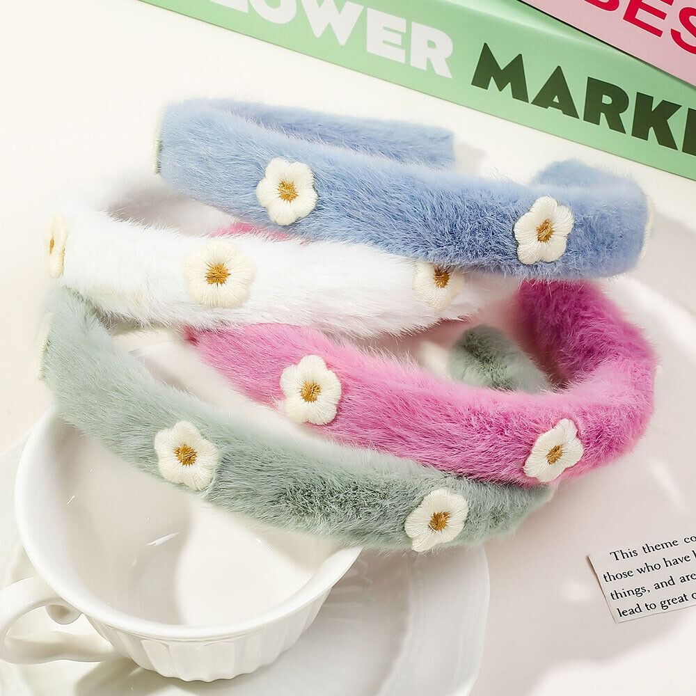 Winter Headband Fleece - Pluszowa sztuczna obręcz do włosów nowy