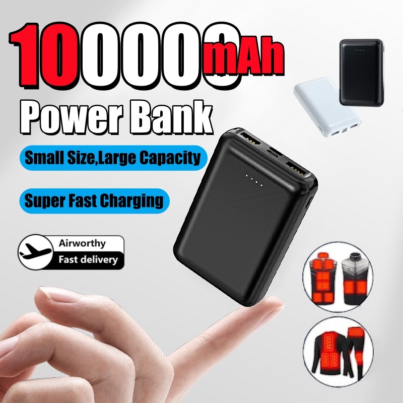 Heated Vest Battery - Przenośny Power Bank 100000mAh Zewnętrzny Akumulator