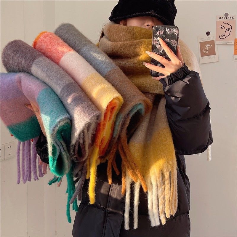 Cashmere Pashmina Wrap - 2025 nowy zimowy gruby ciepły szalik