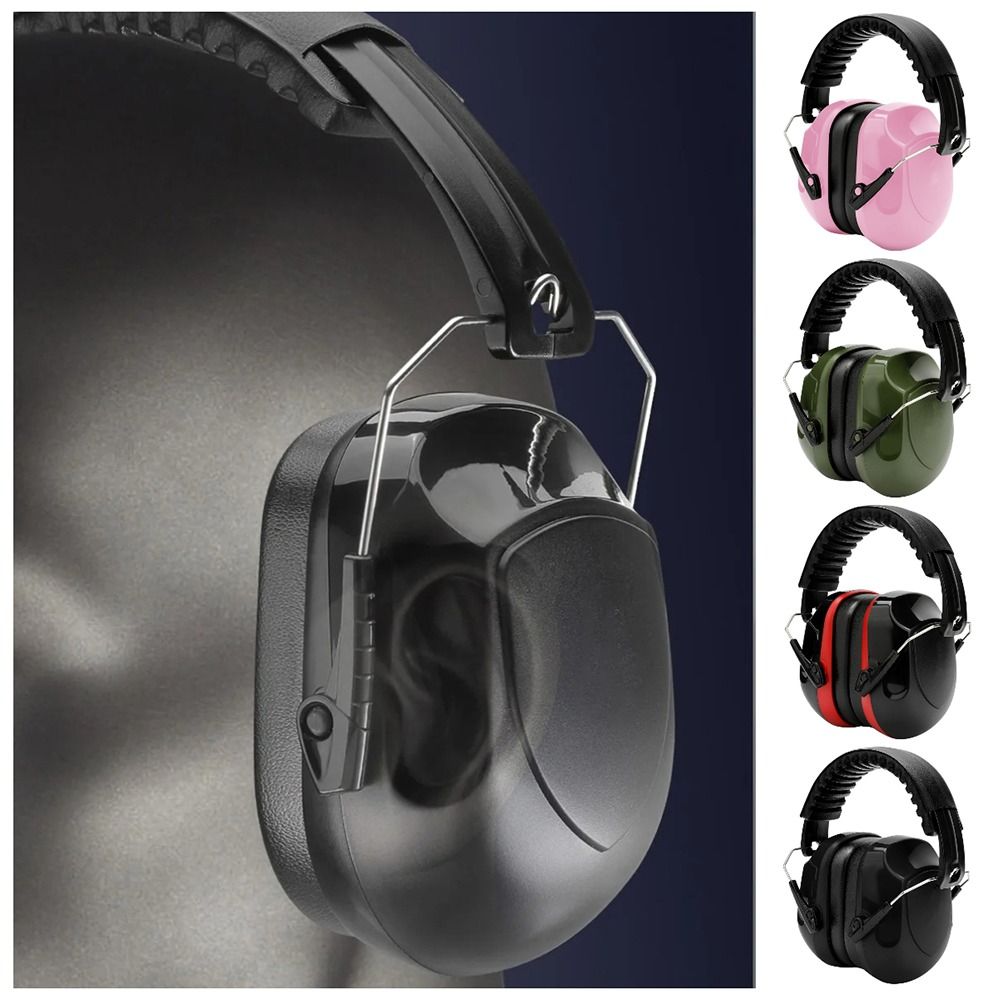 Earmuffs Foldable - Nauszniki ochronne z regulacją SNR-34dB, redukcja