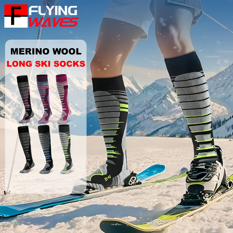 Thermal Sock Wool - Skarpety narciarskie z wełny merino, skarpety
