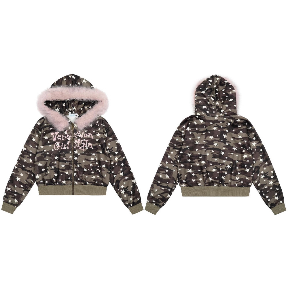 Sherpa Hoodie Fleece - Męska bluza z kapturem na zamek