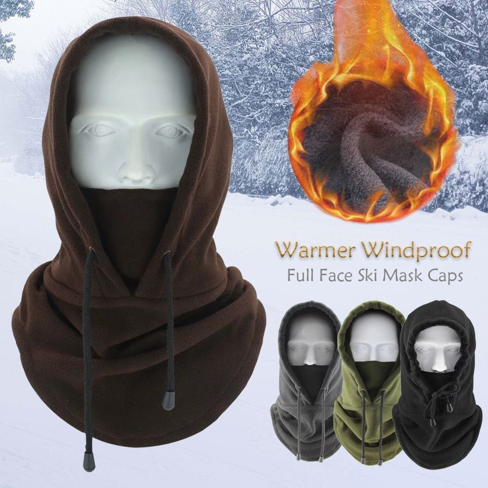Balaclava Ski Mask - Polarowa męska kominiarka zimowa czapka czapki