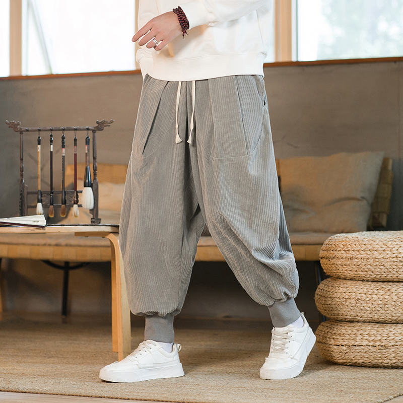 Corduroy Pant Warm - 2023 męskie zimowe spodnie sztruksowe w