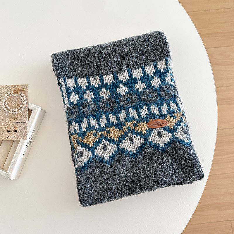 Wool Scarf Men - szalik żakardowy dla kobiet i mężczyzn,