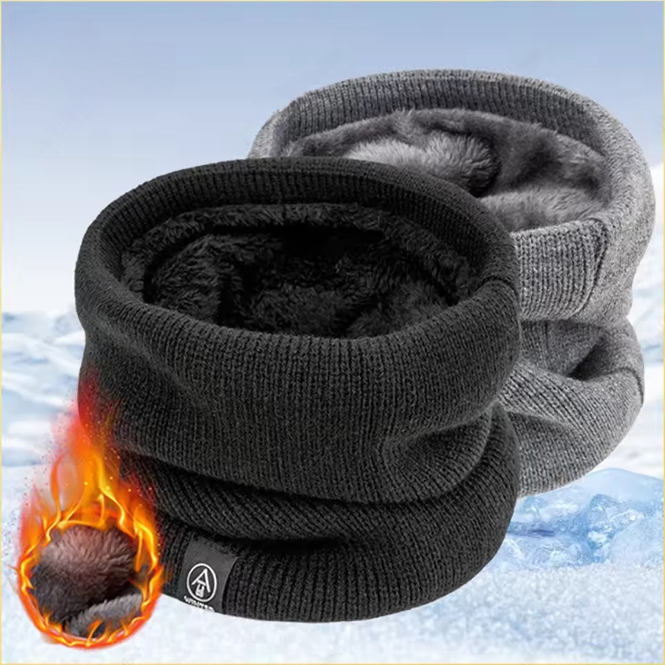 Neck Gaiter Fleece - Zimowy szalik na szyję, ocieplany polarem,