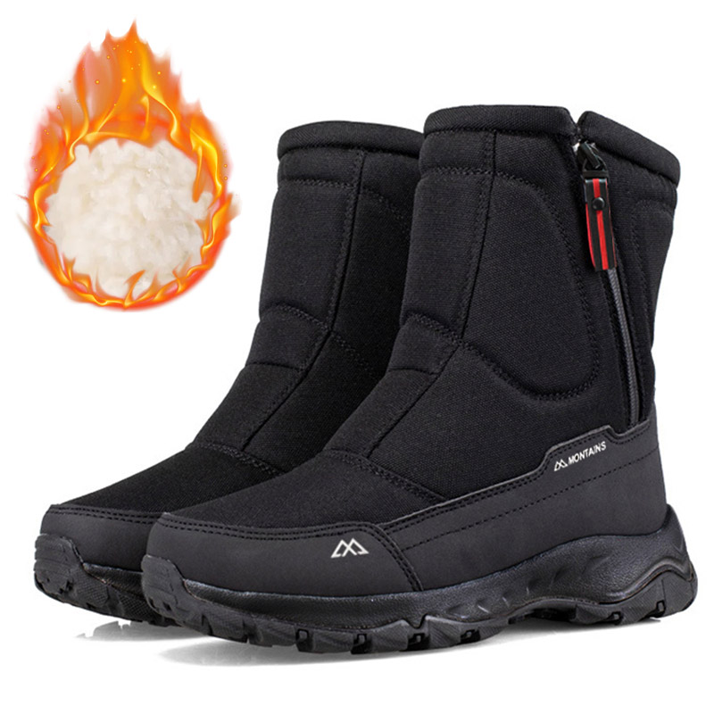 Waterproof Winter Boot - Męskie zimowe wodoodporne ocieplane buty śniegowce