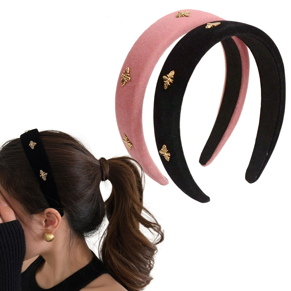 Winter Headband Fleece - Opaska do włosów Little Bee z
