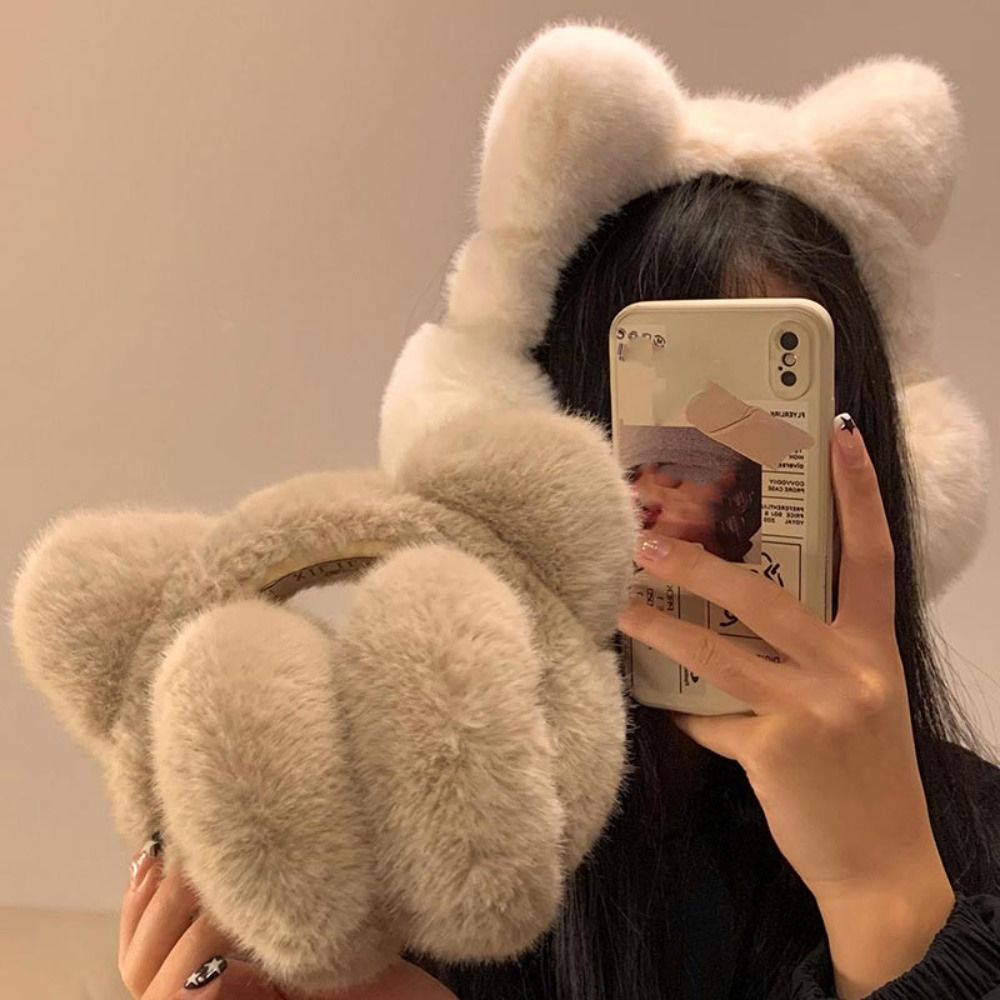 Earmuffs Foldable - Urocze nauszniki w kształcie kocich uszu,