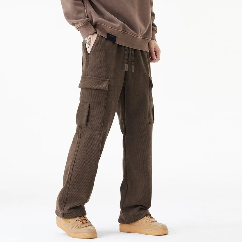 Corduroy Pant Warm - Spodnie sztruksowe męskie na zimę 2026,