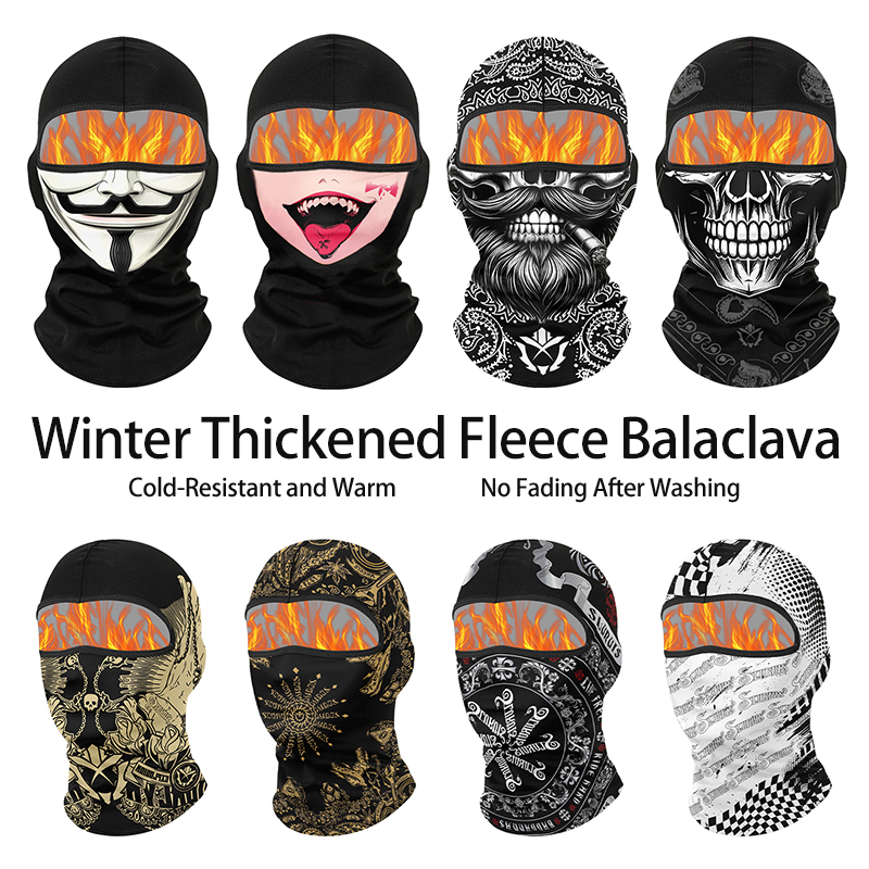 Balaclava Ski Mask - Zimowa Ciepła Kominiarka z Dodatkowym Ociepleniem