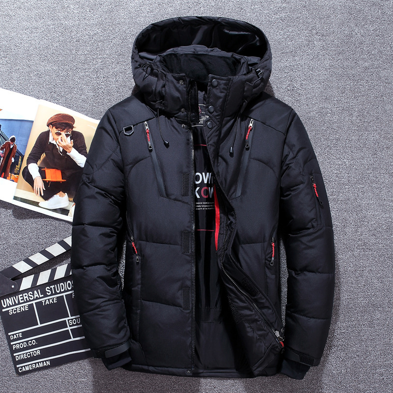 Down Jacket Packable - -20 stopni Odzież zimowa męska, biały