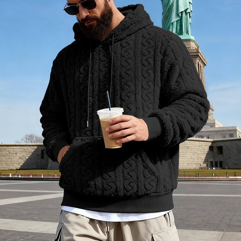 Męska bluza polarowa z kapture – Sherpa Hoodie Fleece recenzja i cena