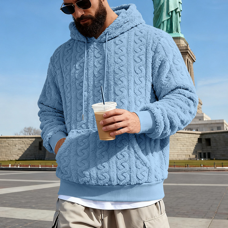 Męska bluza polarowa z kapture – Sherpa Hoodie Fleece recenzja i cena