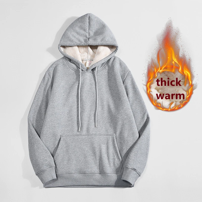 Wysokiej jakości szare bluzy z – Sherpa Hoodie Fleece recenzja i cena