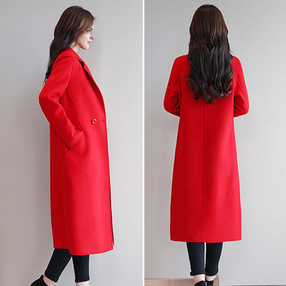 Damski płaszcz wełniany, płasz – Wool Coat Peacoat recenzja i cena