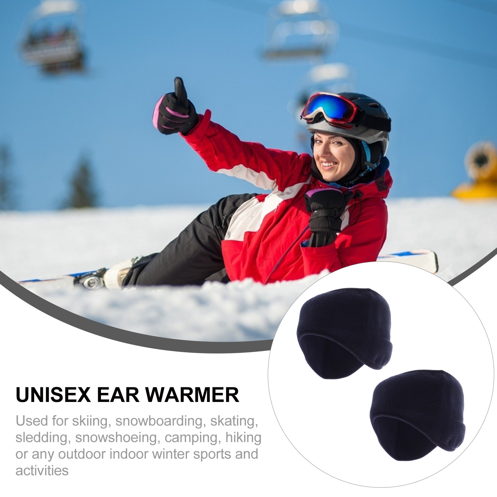 2 szt. Wiatroodporne, ciepłe o – Fleece Ear Warmer Band recenzja i cena