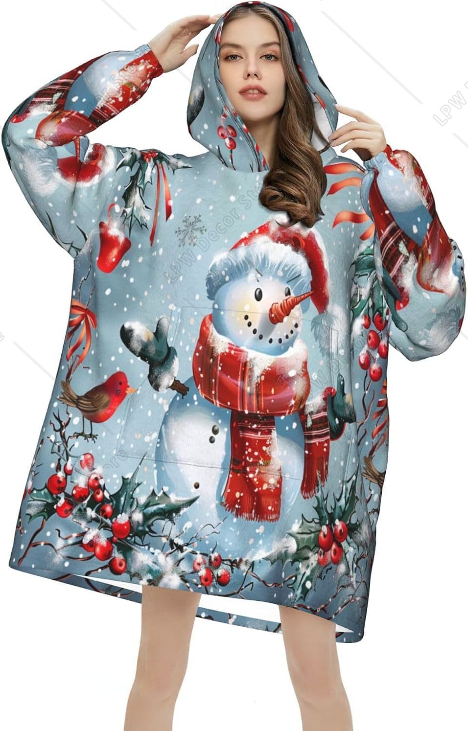 Świąteczny Koc z Kapturem w Ks – Sherpa Hoodie Fleece recenzja i cena