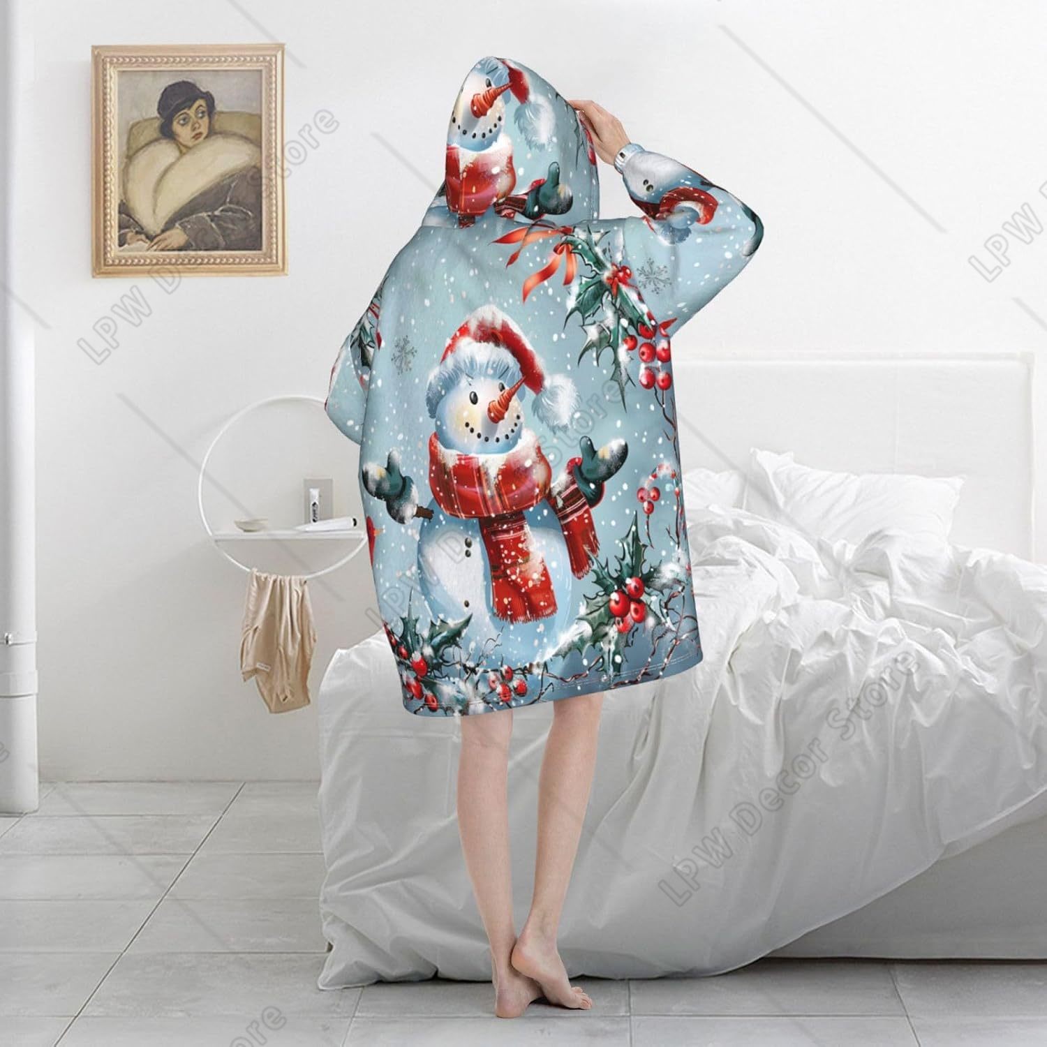 Świąteczny Koc z Kapturem w Ks – Sherpa Hoodie Fleece recenzja i cena