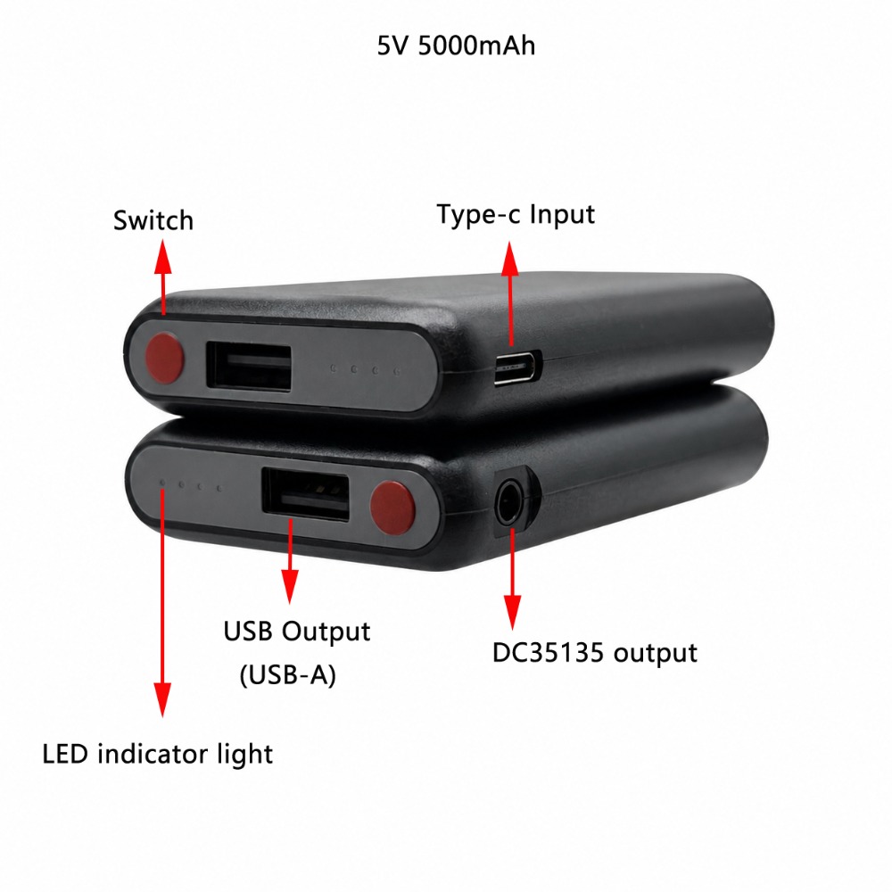 5V 5000mAh Podgrzewane rękawic – Heated Vest Battery recenzja i cena