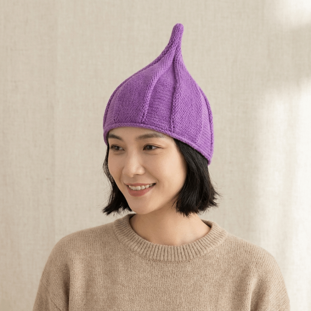 Prosta czapka beanie z dzianin – Knit Beanie Hat Warm recenzja i cena