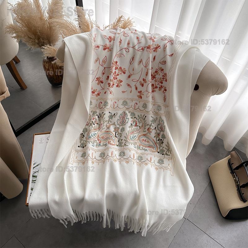 Damski etniczny ponczo-szal z  – Shawl Wrap Winter recenzja i cena