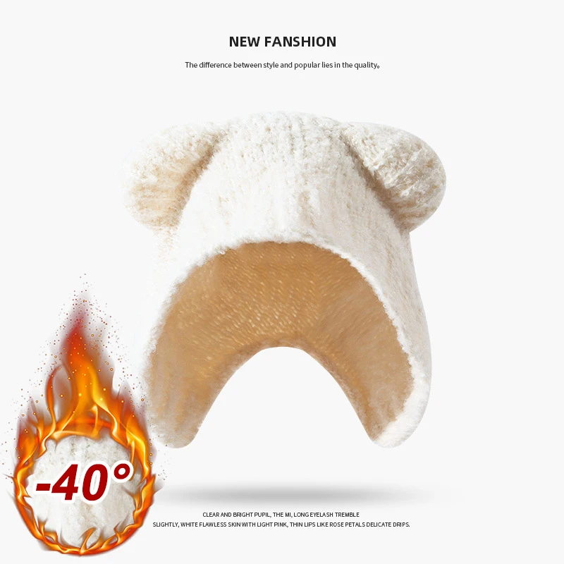 Czapka damska na jesień i zimę – Knit Beanie Hat Warm recenzja i cena