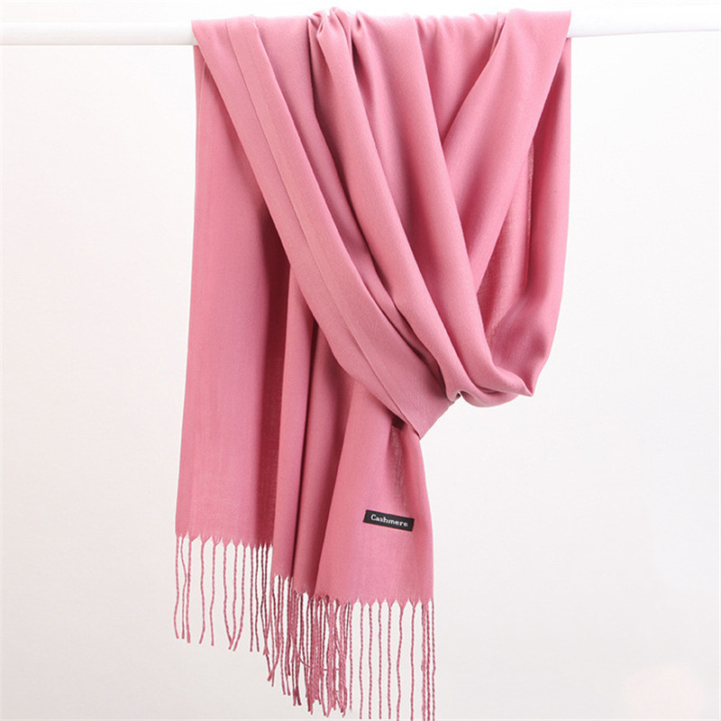 Moda Solid Color 2023 Szalik d – Cashmere Pashmina Wrap recenzja i cena