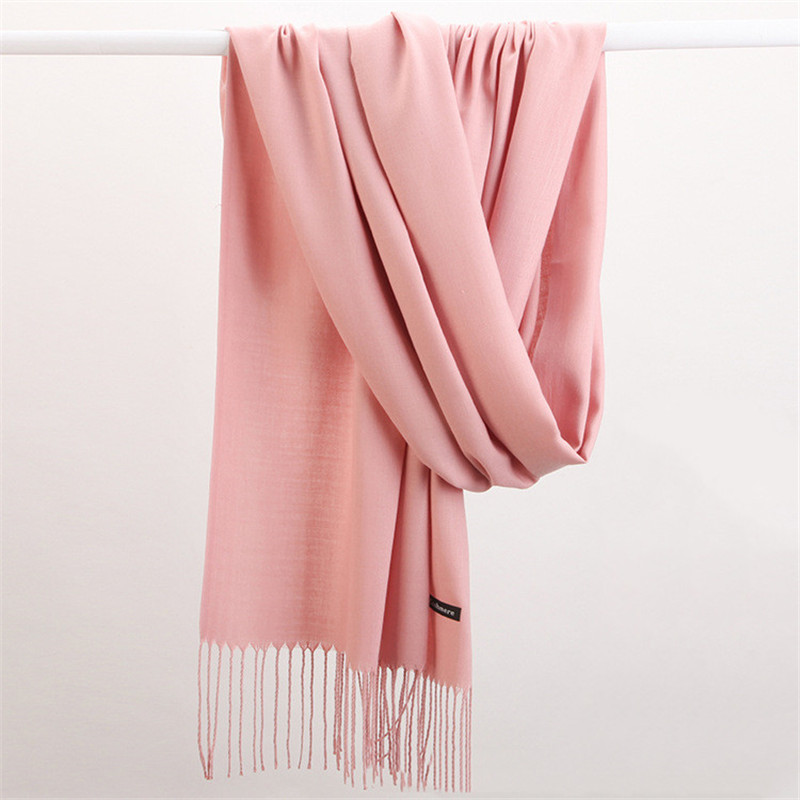 Moda Solid Color 2023 Szalik d – Cashmere Pashmina Wrap recenzja i cena