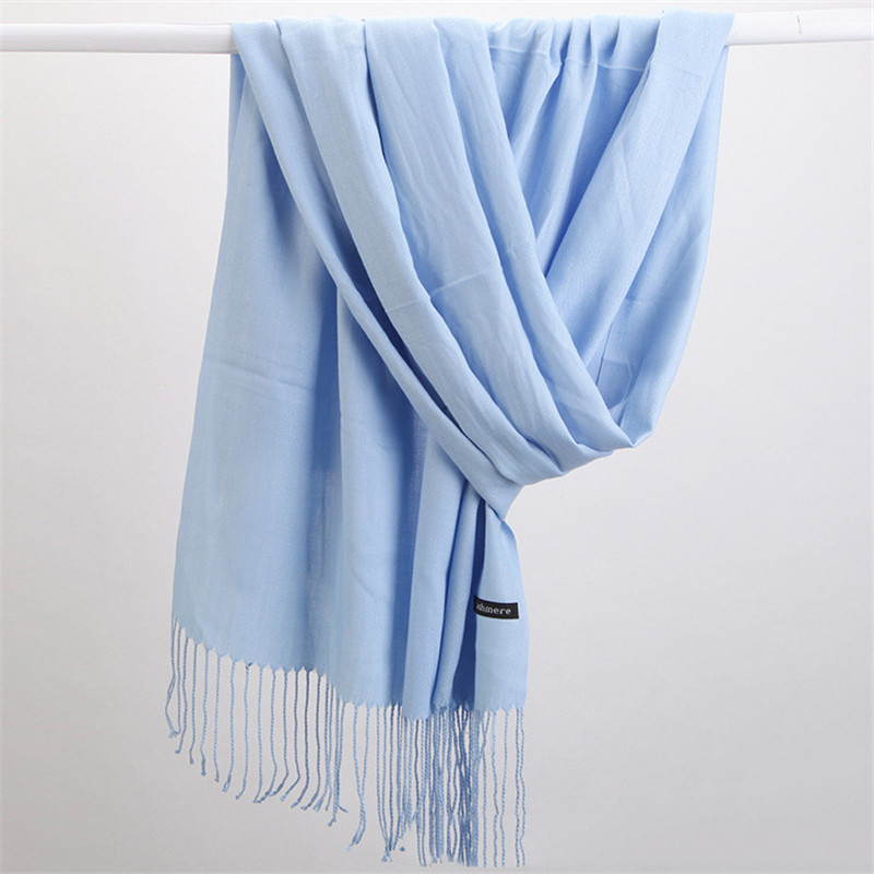 Moda Solid Color 2023 Szalik d – Cashmere Pashmina Wrap recenzja i cena