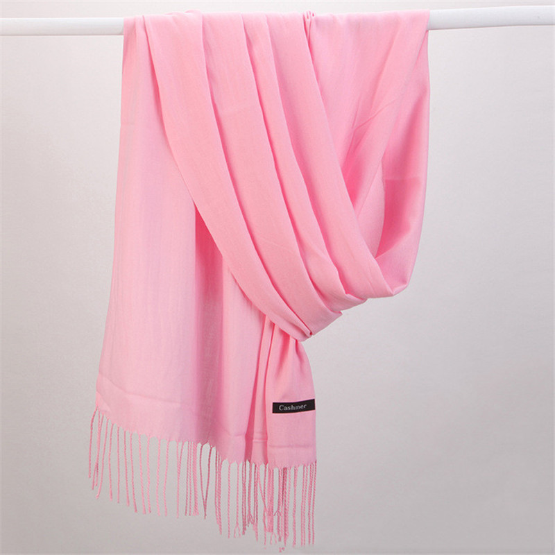Moda Solid Color 2023 Szalik d – Cashmere Pashmina Wrap recenzja i cena