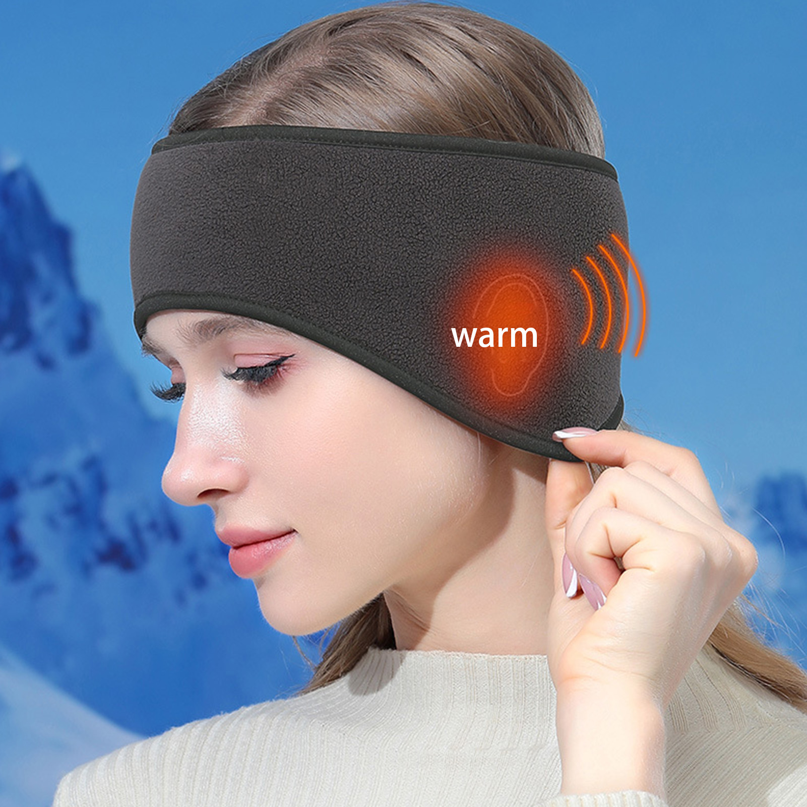 Lekka zimowa polarowa opaska n – Fleece Ear Warmer Band recenzja i cena