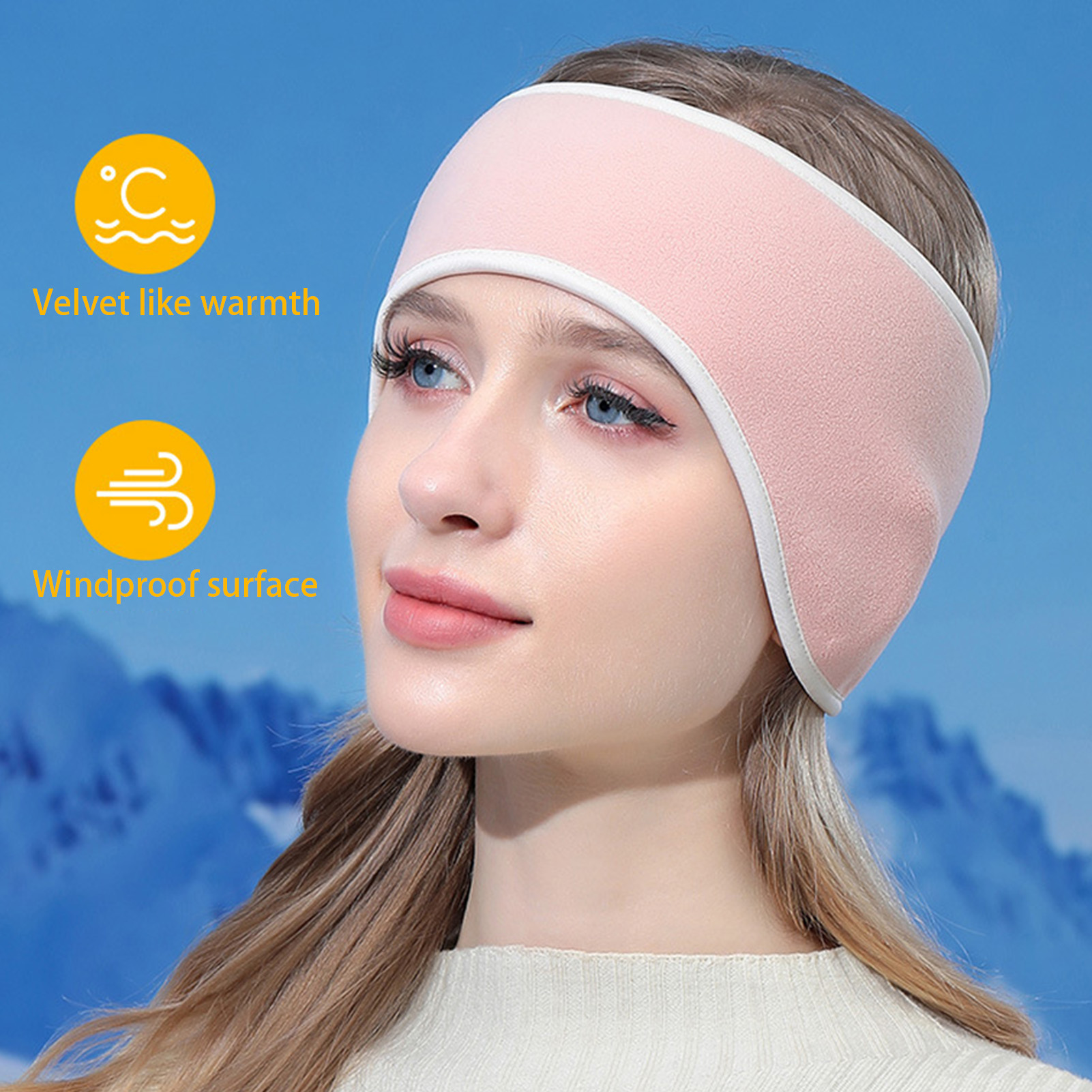 Lekka zimowa polarowa opaska n – Fleece Ear Warmer Band recenzja i cena