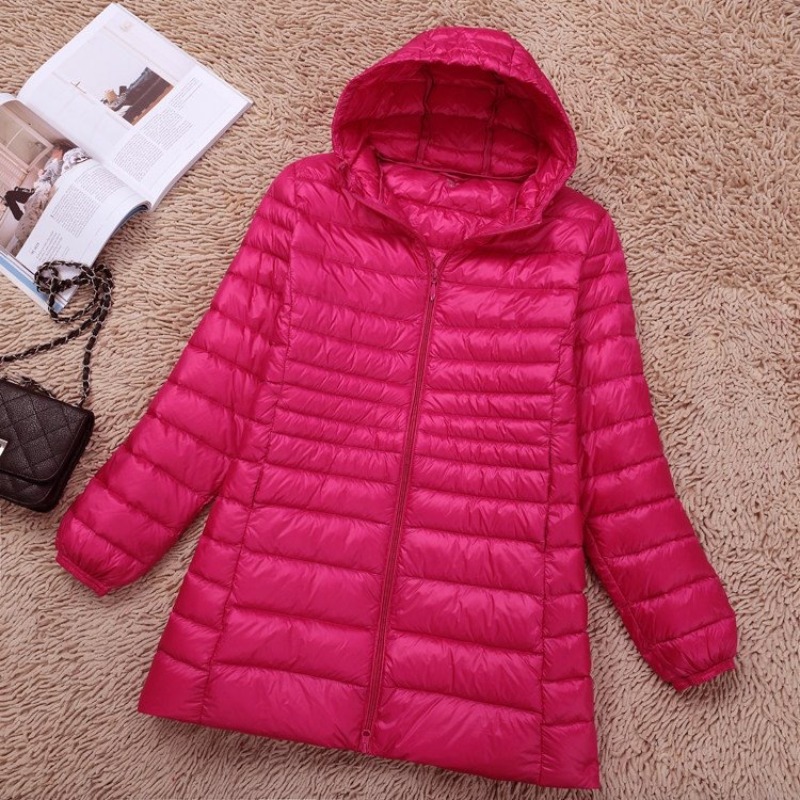Plus Size 5XL 6XL 7XL Damskie  – Down Jacket Packable recenzja i cena