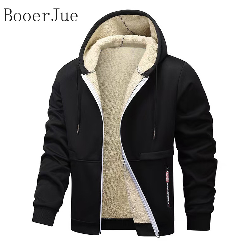Gruba kurtka z kapturem i zamk – Sherpa Hoodie Fleece recenzja i cena