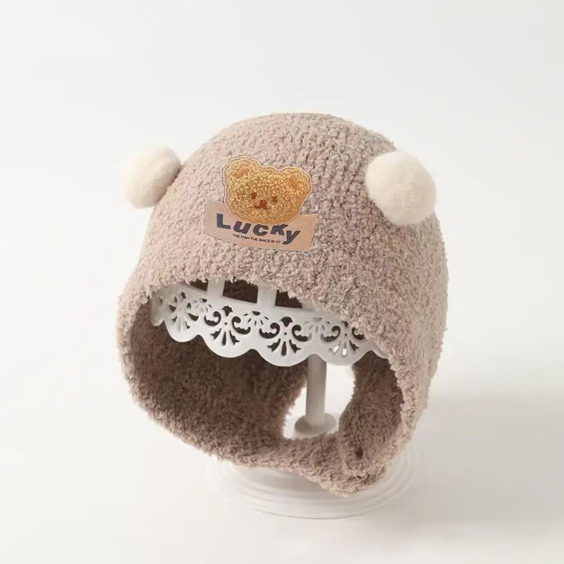 Urocza czapka z uszkami misia  – Knit Beanie Hat Warm recenzja i cena