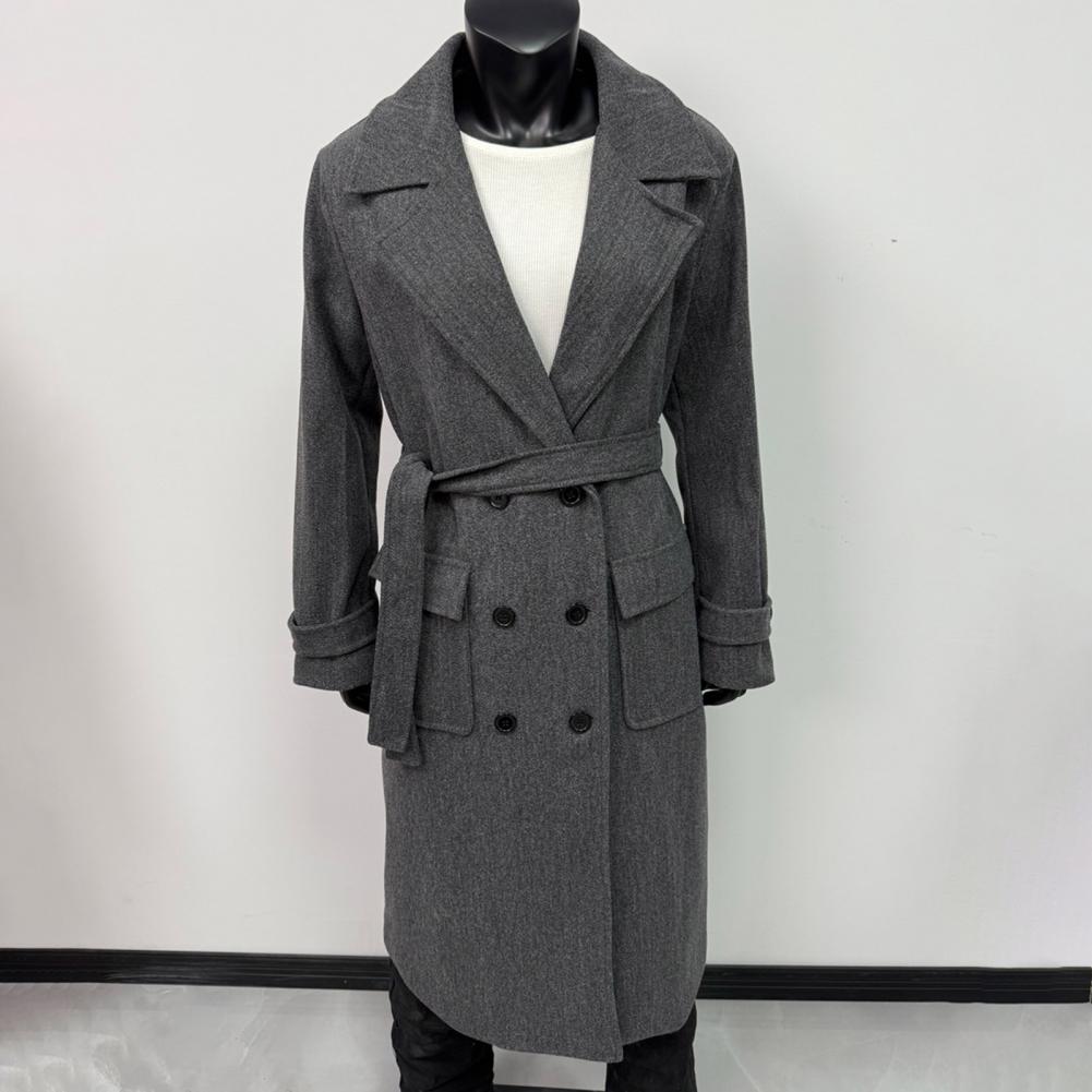 Długi płaszcz damski, dwurzędo – Wool Coat Peacoat recenzja i cena
