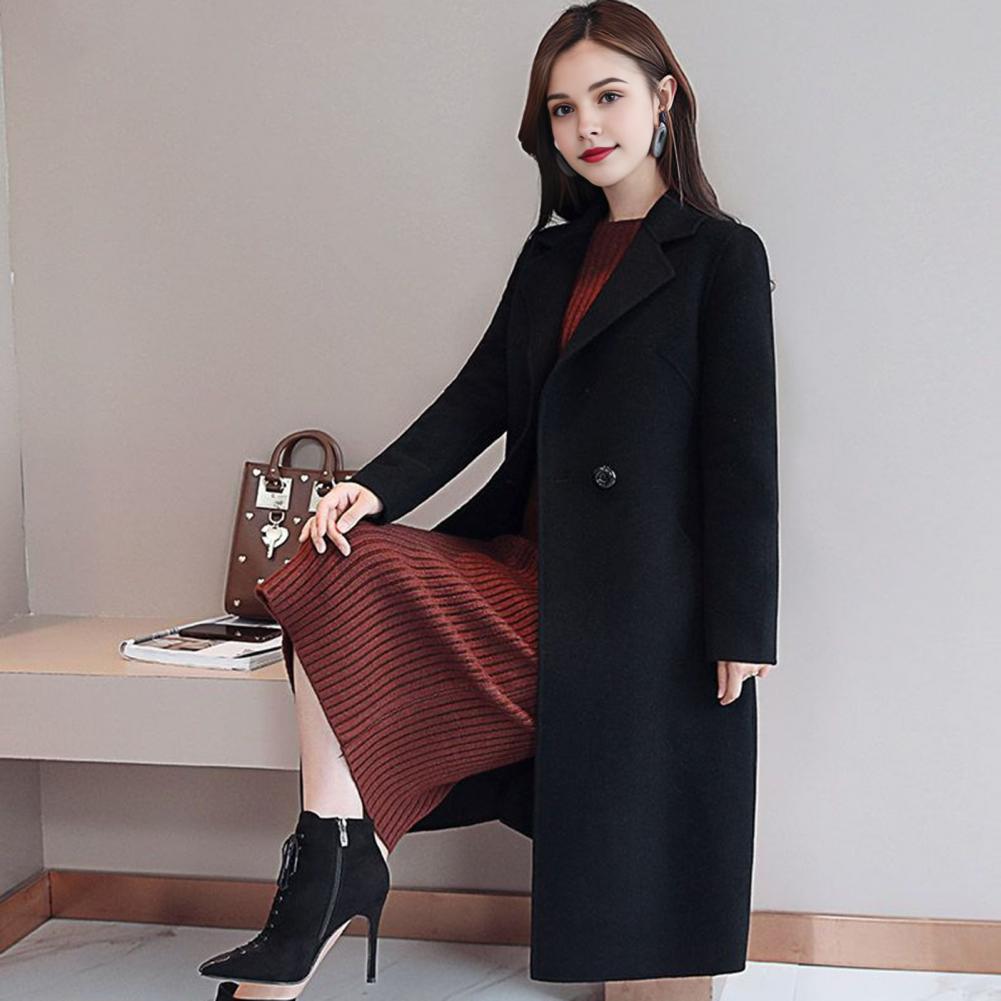 Damski płaszcz wełniany, jedno – Wool Coat Peacoat recenzja i cena