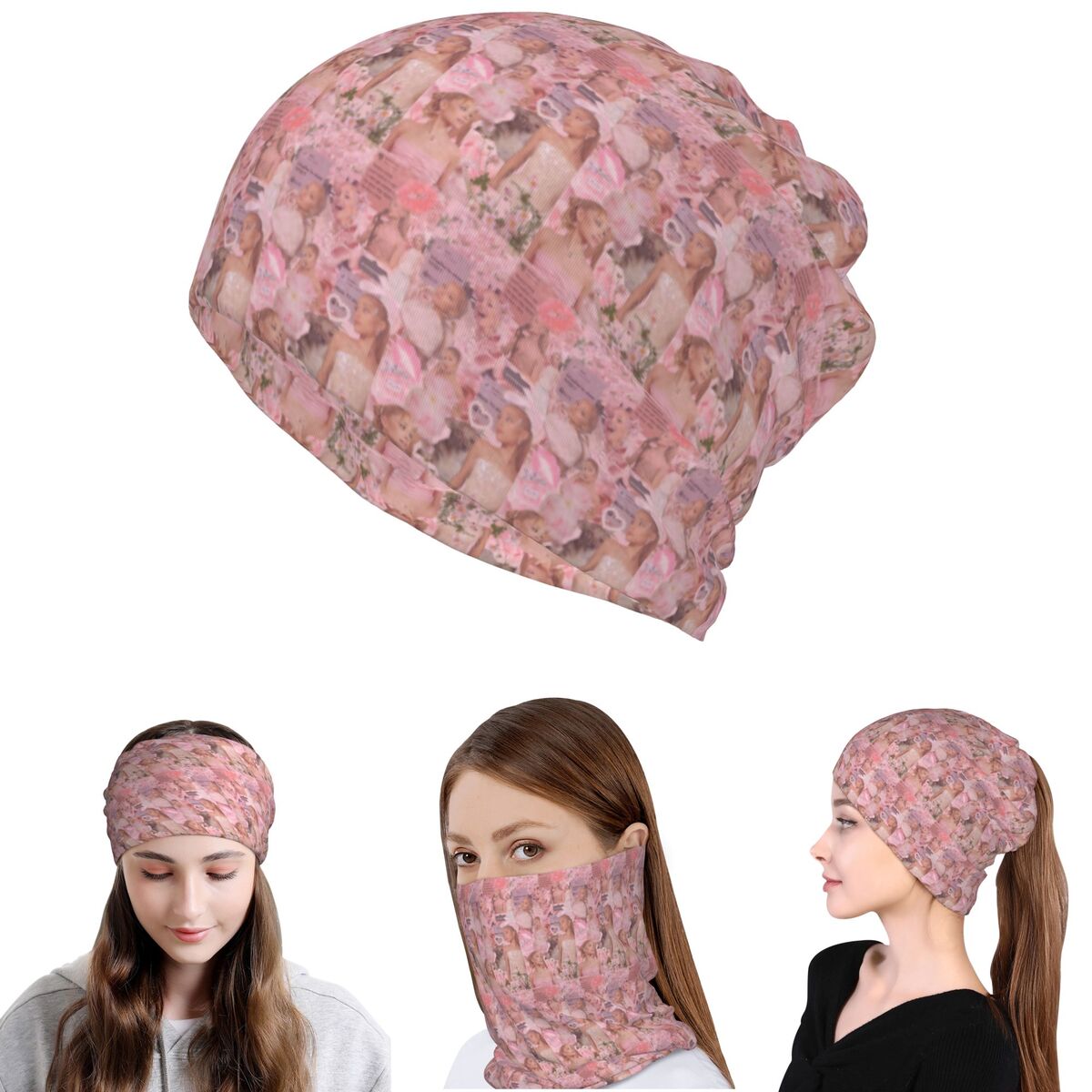 Ariana Grande Piosenkarka Band – Knit Beanie Hat Warm recenzja i cena