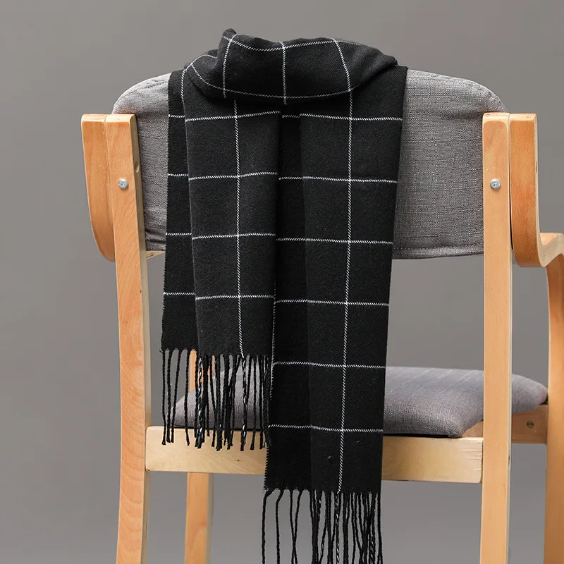 2023 Nowy zimowy szalik męski  – Wool Scarf Men recenzja i cena
