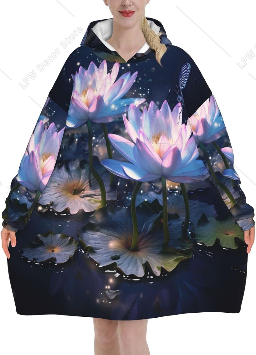 Koc z kapturem Fantasy Waterli – Sherpa Hoodie Fleece recenzja i cena