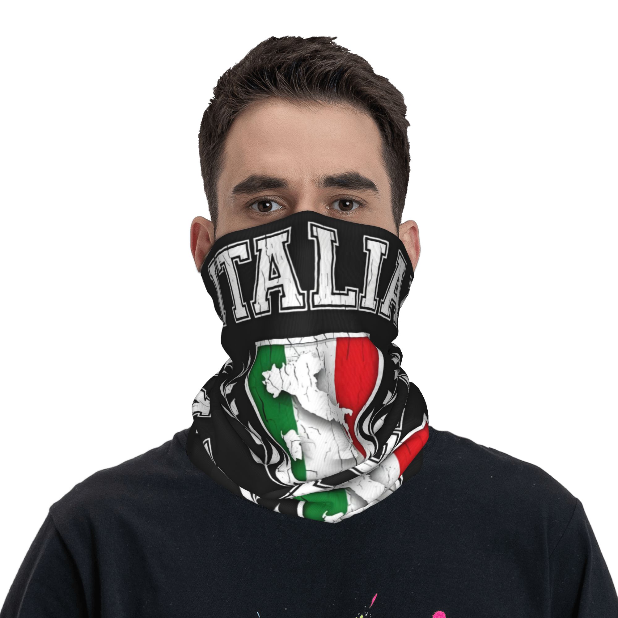 Chusta bandana z flagą Włoch,  – Neck Gaiter Fleece recenzja i cena