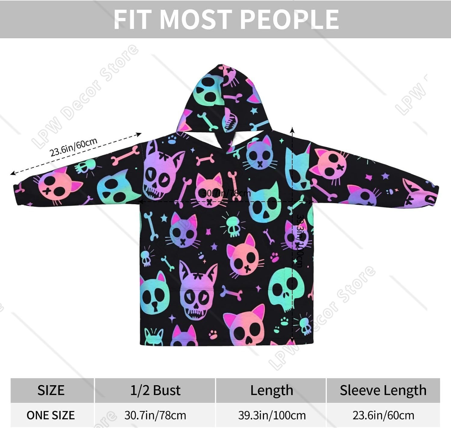 Koc z kapturem w kształcie koc – Sherpa Hoodie Fleece recenzja i cena