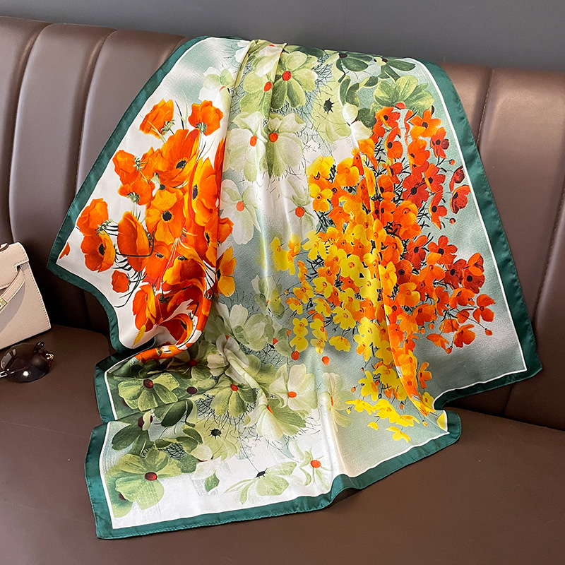 70x70cm jedwabny szalik kwadra – Shawl Wrap Winter recenzja i cena