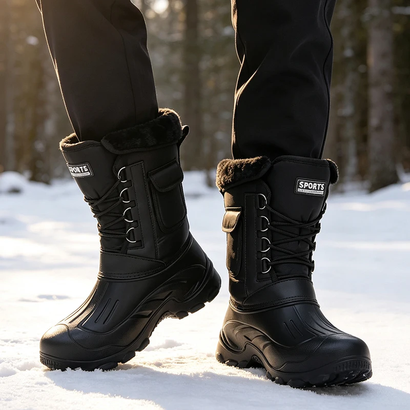 Męskie zimowe buty śniegowce b – Waterproof Winter Boot recenzja i cena