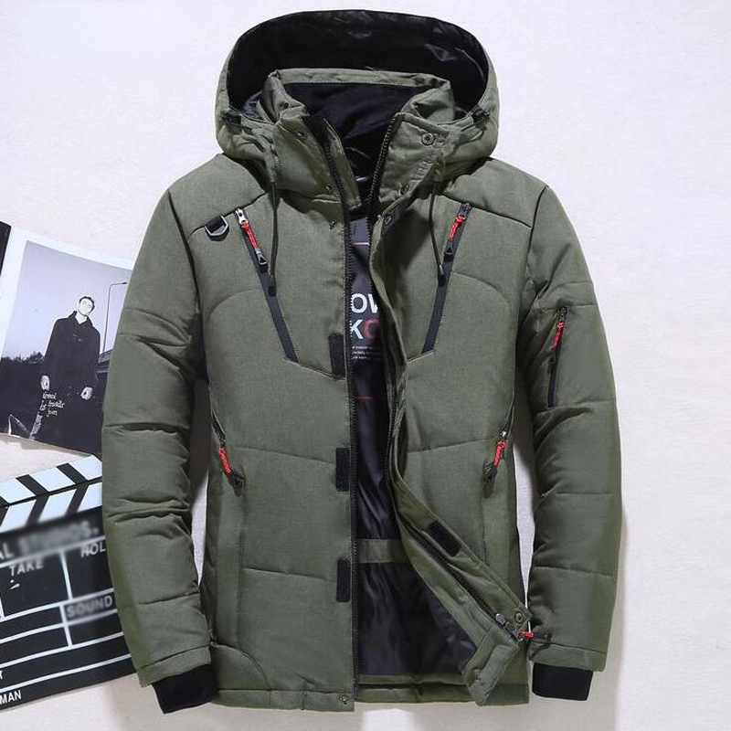 Męska kurtka puchowa zimowa z  – Down Jacket Packable recenzja i cena