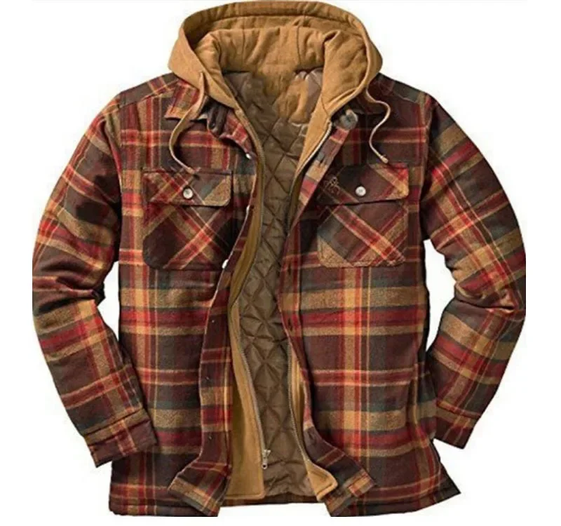 Męskie koszule i kurtki flanel – Flannel Shirt Lined recenzja i cena