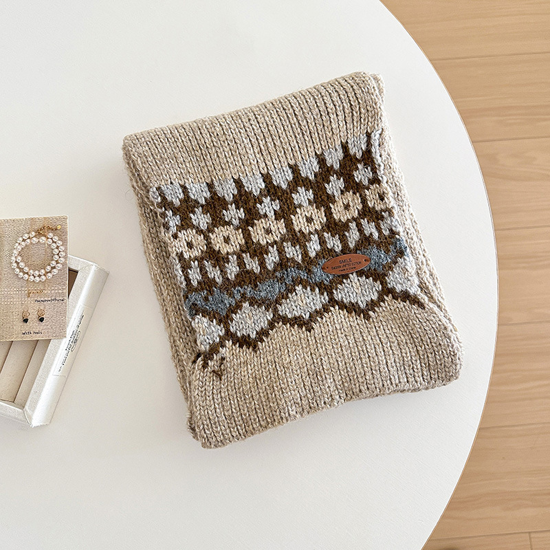 szalik żakardowy dla kobiet i  – Wool Scarf Men recenzja i cena