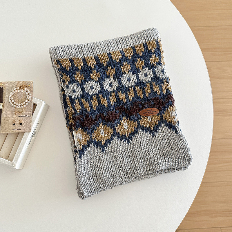 szalik żakardowy dla kobiet i  – Wool Scarf Men recenzja i cena
