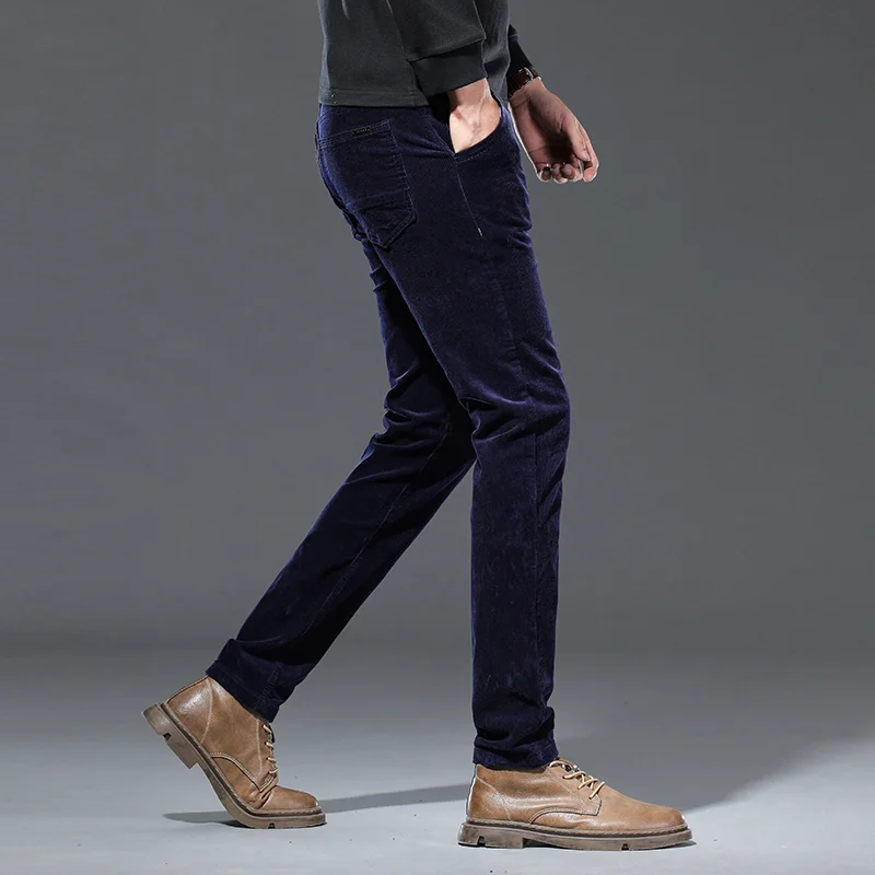 Zimowe nowe męskie sztruksowe  – Corduroy Pant Warm recenzja i cena